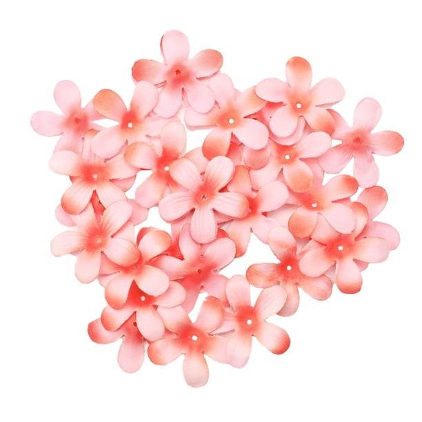 500 Piezas De Artificiales Para Artesanías De Accesorios Para El Cabello Rojo naranja Yuyangstore Pétalos de flores