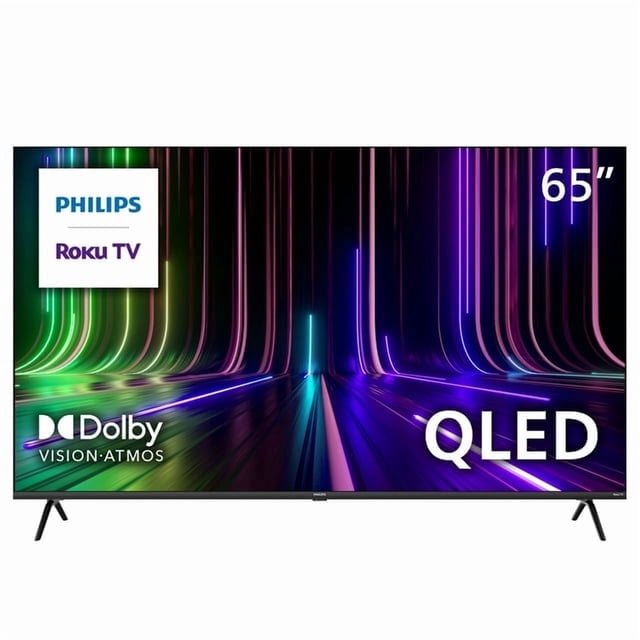 Philips 65 Inch 7900 Series 4K QLED Ultra HD Roku Smart TV (65PUL7975/F6) - Open Box