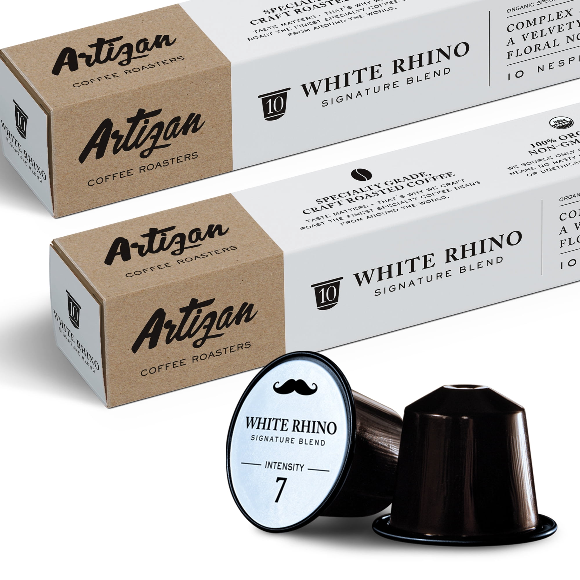 100 USDA Organic Nespresso Compatible Coffee Pods Compostable 