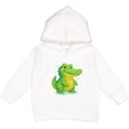 thumbnail image 2 of Inktastic Cute Green Crocodile Cartoon Illustration Toddler Hoodie, 2 of 4