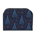 thumbnail image 2 of Goofa Shining Christmas Tree Print Toaster Cover 4 Slice, Four Slice Bread Machine Cover Quilted Toaster Covers Bread Maker Cover Kitchen Appliance Cover, 2 of 7