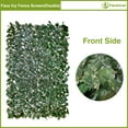 thumbnail image 3 of FLORALEAF Artificial Leaf Ivy Expandable Privacy Fence Screen Stretchable Fencing Perfect for Deck Balcony Patio Porch Trellis Decor- Double Side Leaves 1 pc C80, 3 of 3
