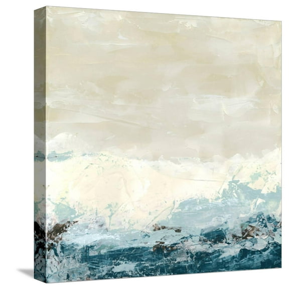 Art.com Coastal Currents II Stretched Canvas Print Wall Art by Erica J. Vess, 16" x 16"