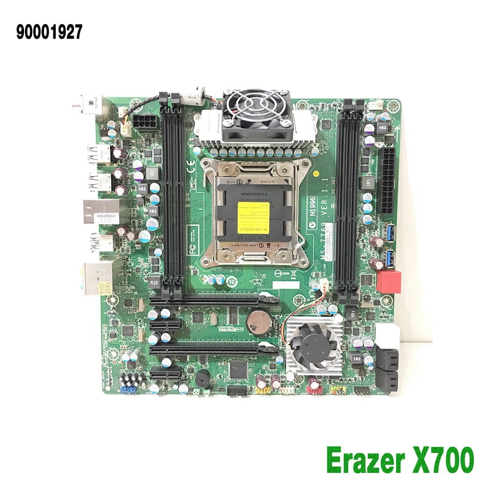 90001927 PC Motherboard For Erazer X700 MS-7769 X79 2011 SATA6GB/S Support E5-2670 2667 1650 CPU Mainboard
