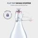 thumbnail image 3 of Botella de vidrio Bormioli Rocco Giara, 1 litro, juego de 2 unidades, Blue Italy, 3 of 8