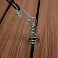 thumbnail image 4 of 10Pcs Tent Stakes Deck Anchor Awning Anchor Deck Peg Spring Buckle Tent Accessories for Outdoor Red, 4 of 9