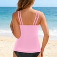thumbnail image 4 of PMVFHDE Plus Size Swimsuit For Women High Waist Tankini Top With Shorts For Water Activities, 4 of 6