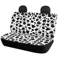 thumbnail image 2 of Pzuqiu Car Seat Covers Full Set Polyester, Compatible with Automotive Seats Auto Seats, for Truck Cars, Black and White Spots, 2 of 10