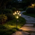 thumbnail image 3 of Solar Fiber Optic Garden Stake, Cherry Blossom Flower Light, Waterproof Pathway Decor, Color Changing LED Stake for Walkway, Outdoor Lawn Art for Spring & Summer​, A, 3 of 5