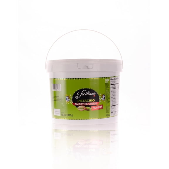 I Siciliani Spreadable Pistachio Cream 3000g | Premium Italian Pistachio Spread | Palm Oil Free | Product of Italy | 105.8oz Tub
