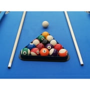 SEGMART 3 in 1 Folding Pool Table Dining Table Combo, Portable Billiards Table, Multifunctional Snooker Table, Table Games, and All Accessories Included, Black with Blue Felt