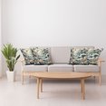 thumbnail image 3 of Ambesonne Abstract Nature Throw Pillow Cover Pack of 4, Blooming Forest, 4 Pcs-36" x 16", Blush Dark Slate Blue, 3 of 5