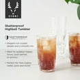 thumbnail image 3 of Viski Highball Glasses, Shatterproof Party Drinking Glasses, 18oz Set of 4, 3 of 9