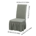 thumbnail image 2 of Jubipavy Bubble Group Chair Cover Four Season All Inclusive Elastic Fabric Dining Chair Cover Dining Room And Study Dirty Proof Chair Cover, 2 of 6