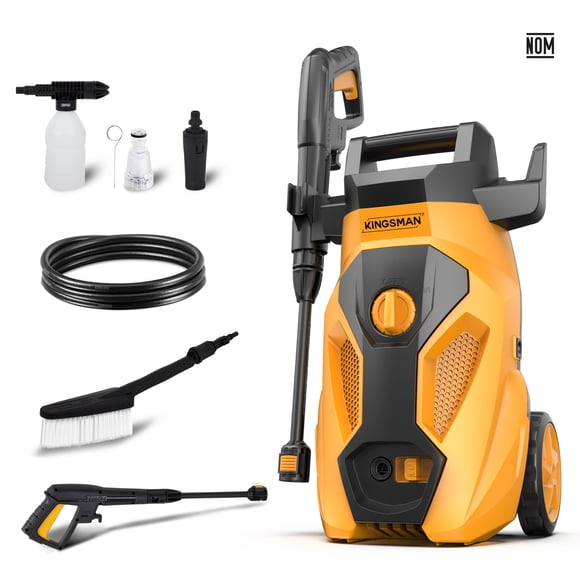 Hidrolavadora Eléctrica Portatil 2000 Psi 1600w + Accesorios Kingsman HIDROKING2000