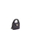 thumbnail image 2 of Pre-Owned Kelly Top Handle Shopping Bag Quilted Shiny Aged Calfskin Nano By Rebag, 2 of 7