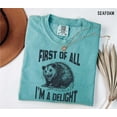 thumbnail image 6 of Funny Raccoon T-Shirt: Sarcastic Womens Tee, 6 of 6