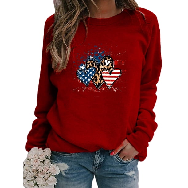 UKAP Jersey para mujer de manga larga, sudaderas de otoño, casual, cuello redondo, camisa