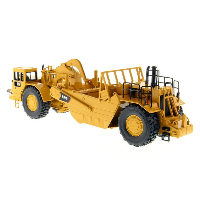 キャタピラー657Gコールスクレーパー 1/87HOスケール　ブラスモデル Caterpillar Cat 657G Scraper - CCM Brass 1:87 Scale Model