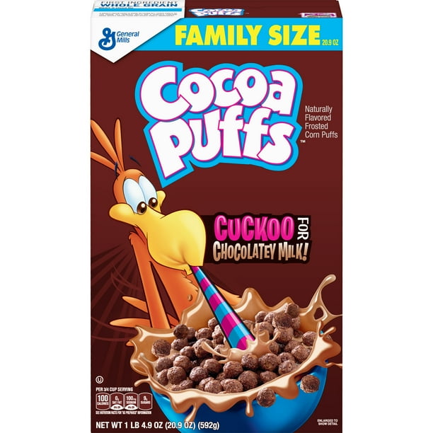 Cocoa Puffs, Chocolate Cereal, 20.9 oz - Walmart.com - Walmart.com