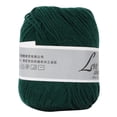 thumbnail image 2 of Hilo de algodón Hilo de Tejer Suave y Suave bebé de Leche Línea de Tejido Manual de algodón Leche Gruesa DIY Tejido a Mano Lana Artesanal Bufanda Hilo(Verde Oscuro) Unbranded GY06215-10, 2 of 5