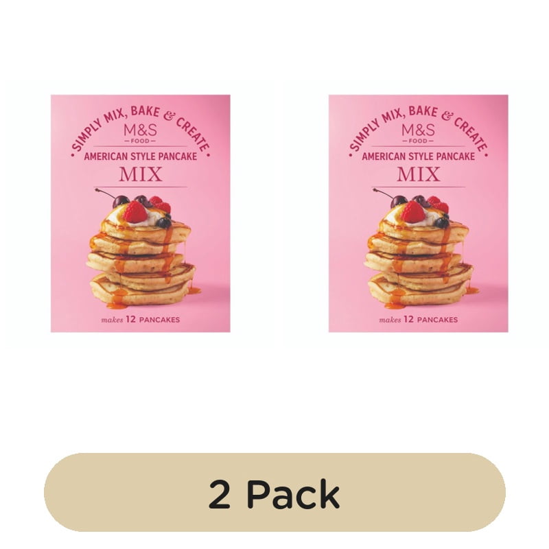 M&S American Style Pancake Mix 400g, British Import (Pack of 2)