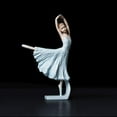 thumbnail image 1 of PINK FOREST Figuras de bailarina, estatua de bailarina de ballet, figura de escultura artística para su escritorio/estantería/mesa de comedor (azul), 1 of 5