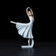 thumbnail image 1 of PINK FOREST Figuras de bailarina, estatua de bailarina de ballet, figura de escultura artística para su escritorio/estantería/mesa de comedor (azul), 1 of 5
