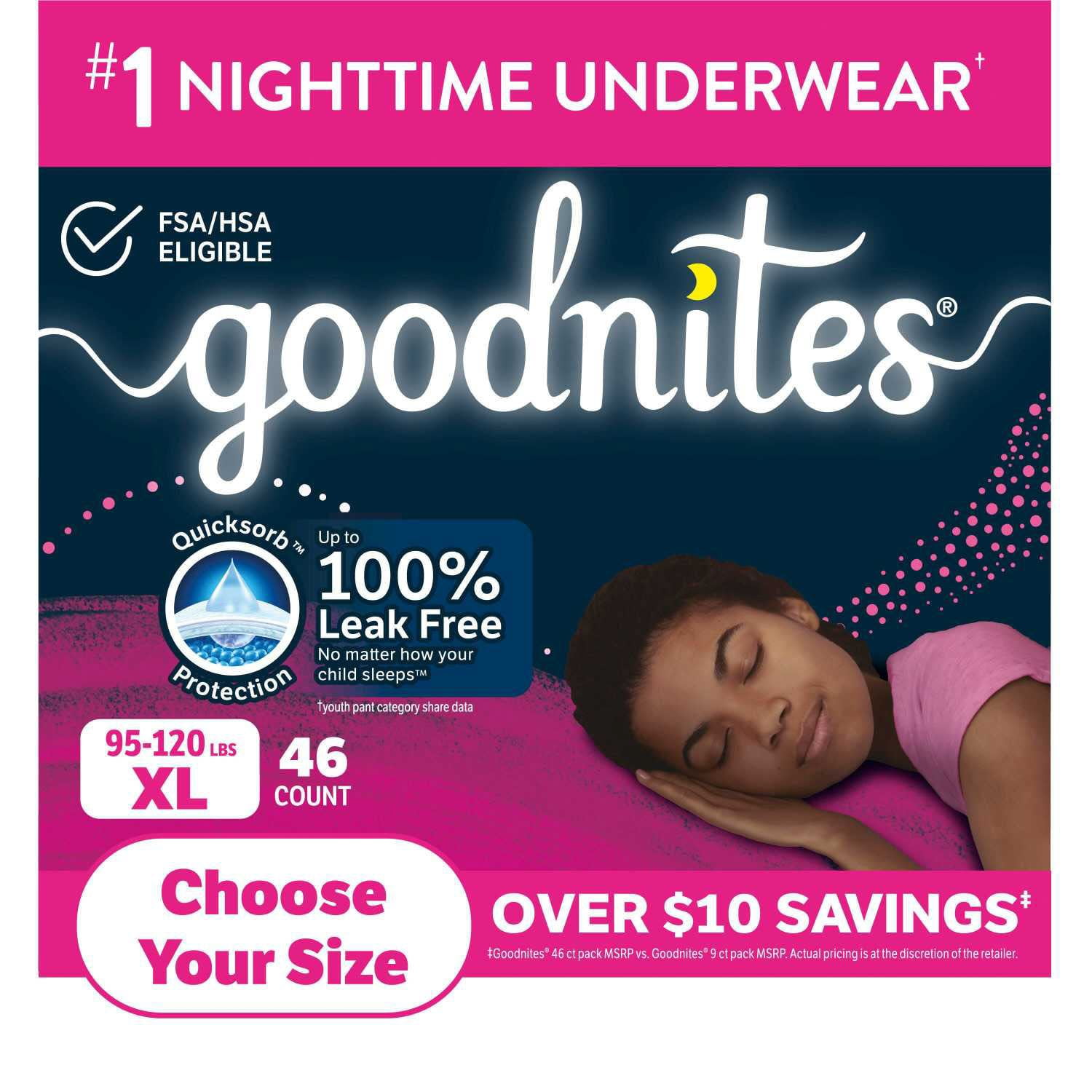 Goodnites Girls' L/LXサイズ29枚入り cda3badb-0453-4cc5-803b-