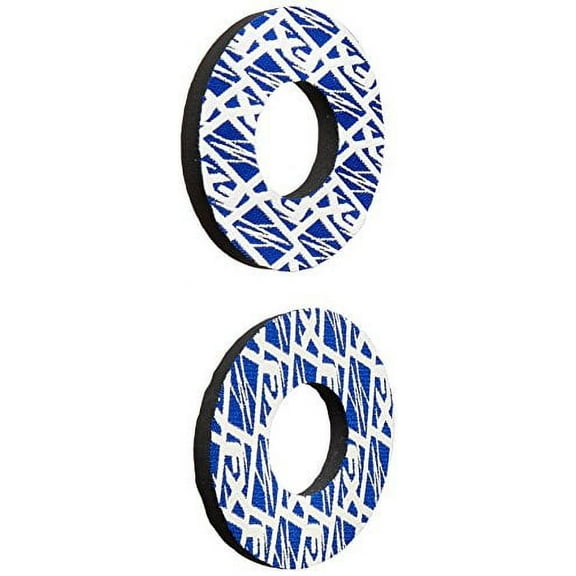 Factory Effex (15-67920 Blue/White Moto Grip Donut - Pair