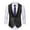 Black-02, variant on Men's 2-Button Sequin Suit Vest - Casual Formal Shiny Waistcoat for Nightclub Party