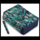 thumbnail image 1 of Bolsa para bolígrafos de PU de gran capacidad, bolsa de papelería para estudiantes, bolsa de almacenamiento para pintura artística con 200 agujeros, cortina para bolígrafos, 1 of 6