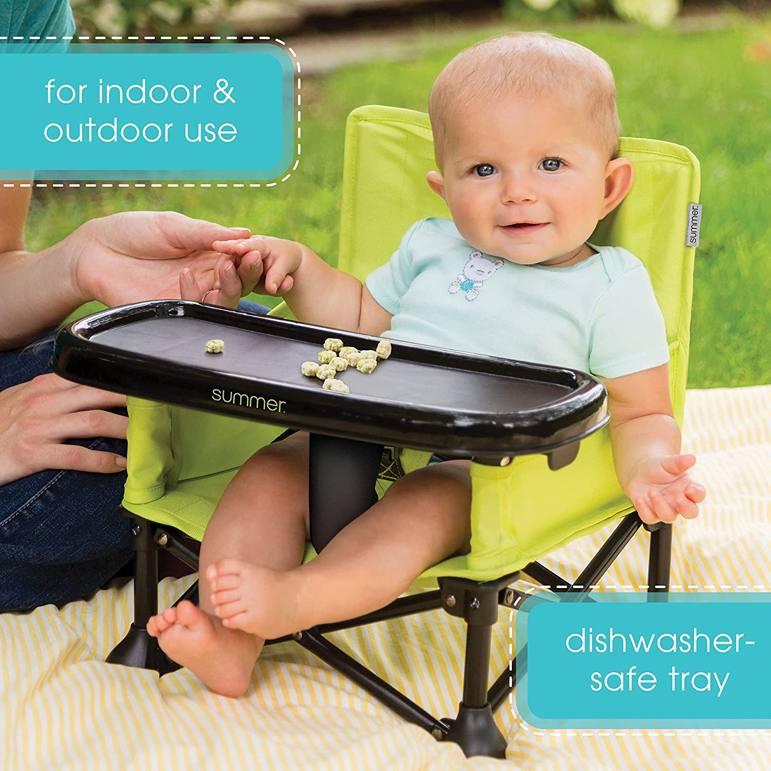 Summer Pop 'N Sit Portable Booster - Green