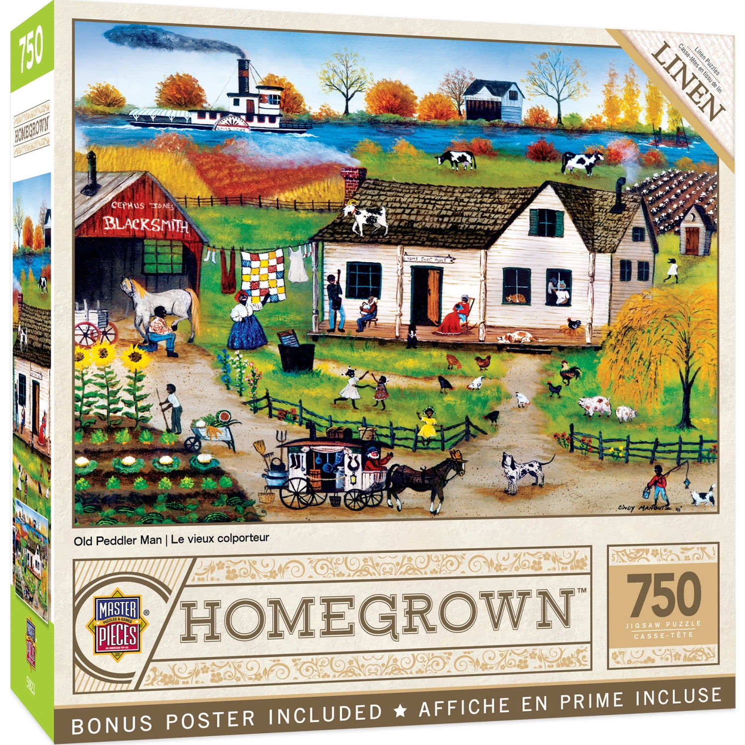 MasterPieces 750 Piece Jigsaw Puzzle for Adults - Old Peddler Man