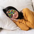 thumbnail image 5 of Sleep Mask Blackout Eye Masks With Elastic Band For Sleeping Eye Sleep Shade Cover Block Light Eliminate Fatigue Colorful Building Blocks (4), 5 of 7