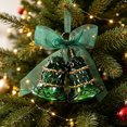 thumbnail image 7 of Clearance! Christmas Ornaments Dark Green Frosted Gradient Decorations, Xmas Tree Hanging Pendants, Seasonal Indoor Outdoor Decor for Christmas Tree Mantel Wall, 7 of 7