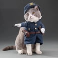 thumbnail image 5 of Costume Outfits with Hat Pet Dog Cat Halloween Costumes for Party Christmas Special Events Costume Uniform with Hat Funny Pet - L, 5 of 5