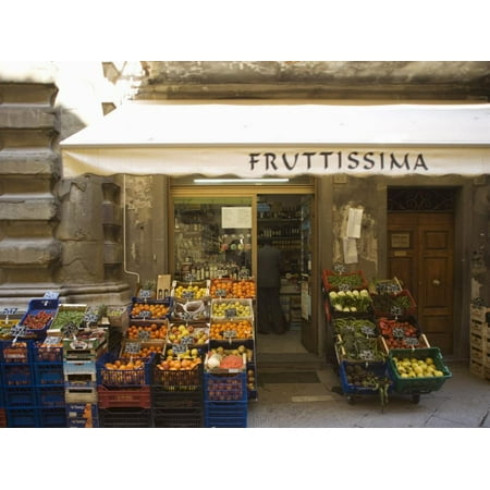 Grocery Store, Cortona, Tuscany, Italy, Euope Print Wall Art By Angelo