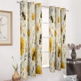 thumbnail image 3 of Charming Floral Bee Print Study Room Living Kitchen Bedroom For Blackout Curtain Printed 2 Panels, 3 of 6