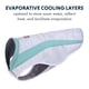 thumbnail image 5 of Chaleco para Perro Ruffwear Swamp Cooler Enfriamiento Evaporativo Verde Salvia Grande, 5 of 9