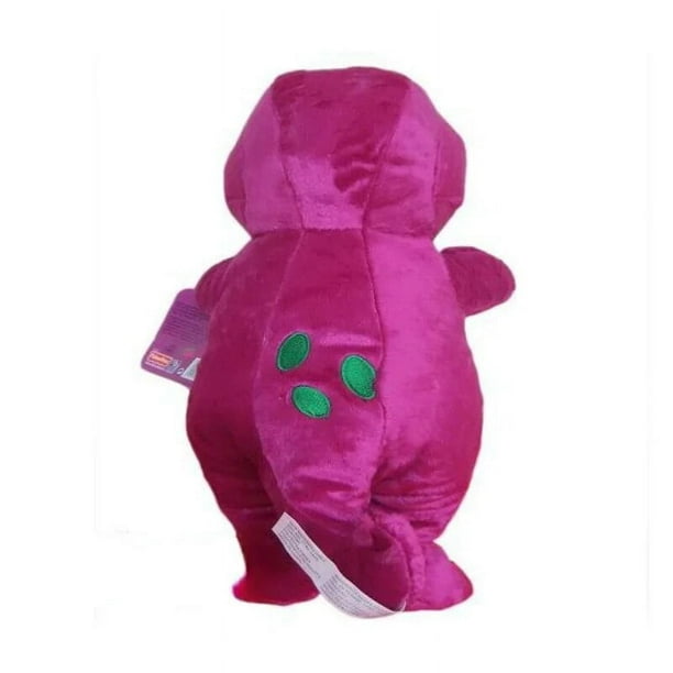 Dingwu 25 30cm Purple Dinosaur Barney Plush Toys Soft Stuffed Doll Boys Girls Birthday Gift With Music Pink
