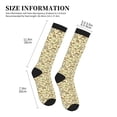 thumbnail image 2 of Lsque Cartoon Dinosaurs Pattern Sport Compression Socks for Men & Women 15-20 mmHg Knee High Nurse Pregnant Running Medical and Travel Athletic, 2 of 6