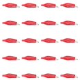 thumbnail image 4 of HUGFEGWE 50Pcs 3A Alligator Clips Clamps, Crocodile Alligator Jumper Electric Test Clips Helper with Protective Insulation Cover Red and Black U2536-19581, 4 of 8