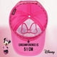 thumbnail image 5 of Gorra de béisbol Disney Minnie Mouse rosa para niñas de 2 a 4 años, 5 of 6
