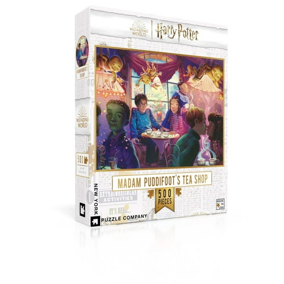 New York Puzzle Company Madam Puddifoot's Tea Shop 500 Piece Jigsaw Puzzle