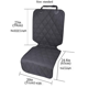 thumbnail image 1 of Funda de asiento delantero para perros (negro) - Almohadilla antisuciedad para coche para perros, 1 of 4