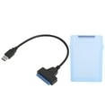 thumbnail image 4 of Hard Disk Adapter Cable, 5Gbps High Speed SSD Protection Box  for 7-12.5mm HDD White,Gray,Blue,Red,Green, 4 of 7