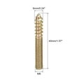 thumbnail image 2 of M6x40mm Hanger Bolts, 48 Pack Double Ended Thread Dowel Screws for Wood Furniture, 2 of 5