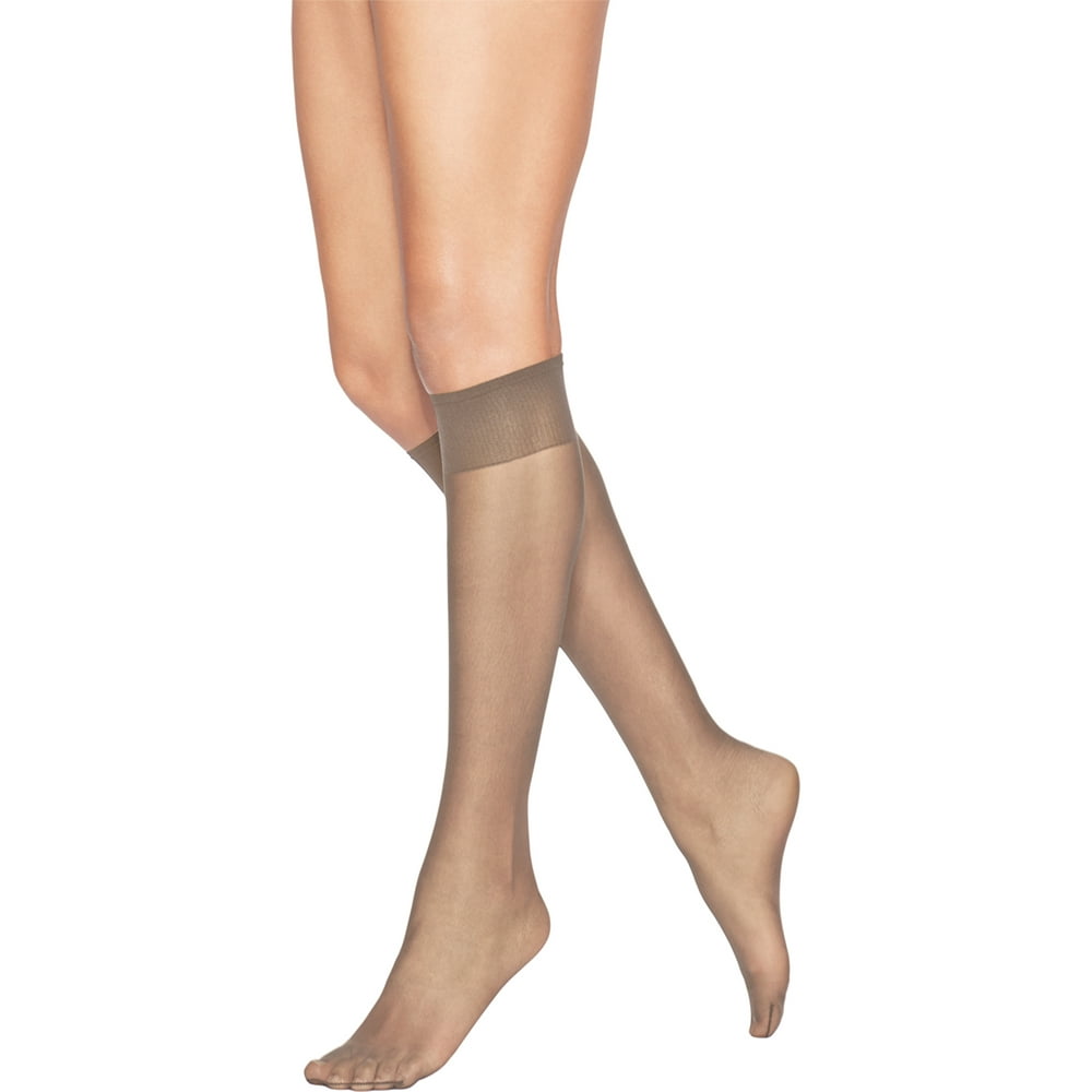 Hanes Leggs Everyday Women's Light Sheer Knee High Hosiery 10Pair