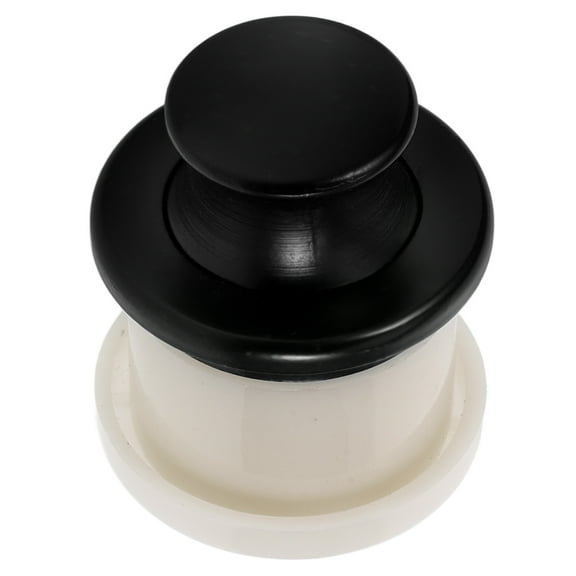 ADDHAT 1Pack Black Zinc Alloy Closet Door Knobs for Furniture Hardware